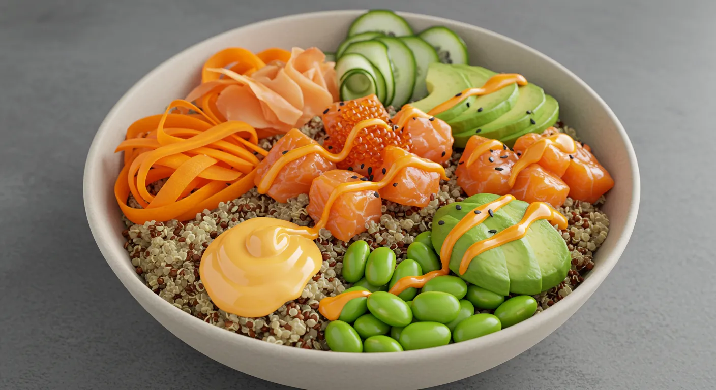 Quinoa Sushi Bowl - secondary view